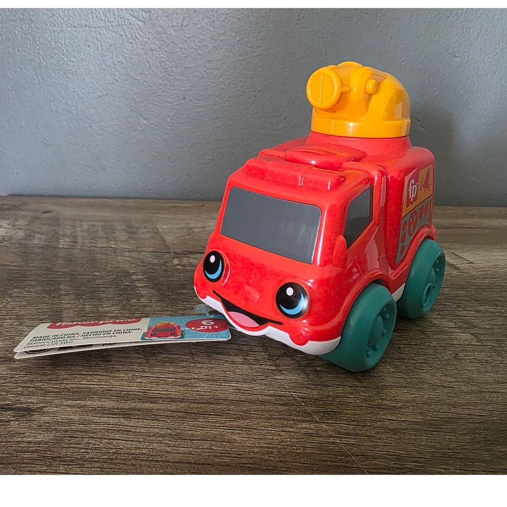 Fisher-Price Push Along Vehicles Fire Truck Babies 6+ months NEW